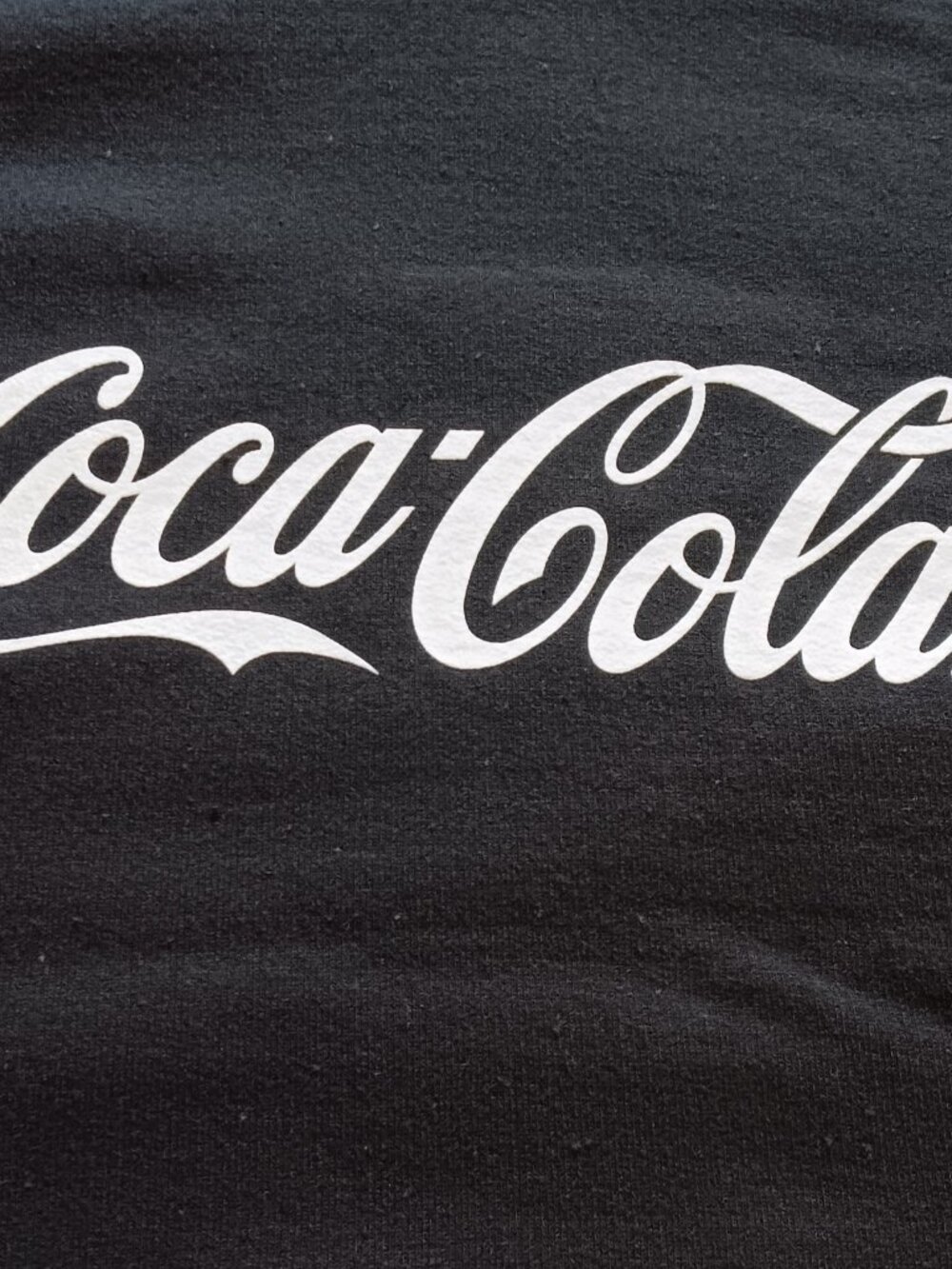 COCA-COLA BLACK HOODIE REFLECTIVE LOGO PULLOVER -XXL - Picture 5 of 5